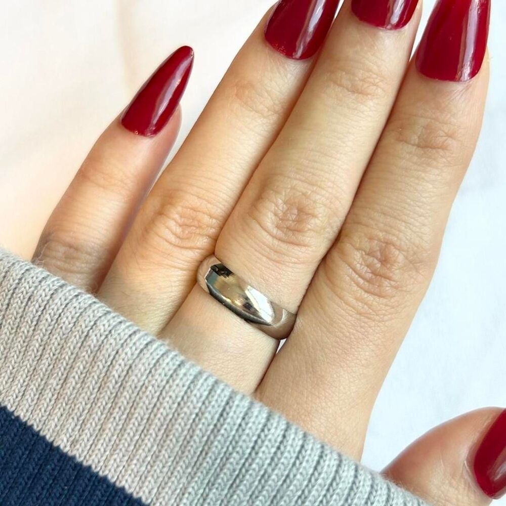 Vintage Inspired Luxury Silver Tone Ring